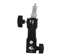 OUNONA Portable Flashlight Bracket with Umbrella Adapter Lightweight Tripod Mount for Photography Lighting Easy Carry Hot Shoe Holder for Studio and Outdoor Photo Shoots Quick Install for