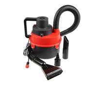 OUNONA Portable Handheld Car Duster Vacuum Cleaner with Flashlight Wet and Dry Function Strong Suction for Car Interior Compact Design for Easy Use and Storage Red