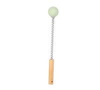 OUNONA Portable Handheld Massage Hammer with Long Wooden Handle Multi-Function Manual Body Patting Massager for Neck Shoulder Back Relief and Fatigue Lightweight Design Random Color