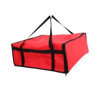OUNONA Portable Insulated Pizza Bag Lightweight Zippered Food Tote for Takeout Capacity for Keeping Food Fresh and Warm