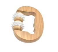 OUNONA Portable Manual Body Massager Two Bead Roller Handheld Massager for Full Body Relaxing Massage for Lower Back and Facial Massage
