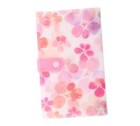 OUNONA Portable Nail Art Decals Organizing Album with Large Capacity and Protective Plastic Cover Sturdy Nail Sticker Storage Book for Collecting and Preserving the Go