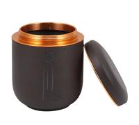 OUNONA Portable Tea Storage Jar with Airtight Purple Clay Canister for Tea and Grains Moisture Prevention for Office and Restaurant Use