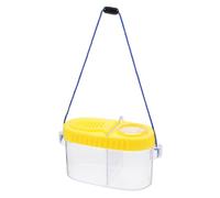 OUNONA Portable Two-way Insect Observer Box with Magnifier for Educational Outdoor Exploration Yellow Biological Viewer for Nature Study and Bug Collecting Random Color