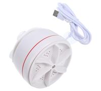 OUNONA Portable Ultrasonic Folding Washing Machine Mini Turbo Washer with PP Material Collapsible Design for Travel Business Trips and Delicate Clothes Cleaning