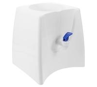 OUNONA Portable, with Tap Cold Water Dispenser Sleek White Mini Water Cooler for Countertop Use for Dorms and Picnics