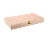 OUNONA Portable Wooden Protective Case for Water Meter Tester Kit | Foam Cushion, Impact Buffer, Clasp Fastener, Reliable Locking, Smooth Hinge Assembly, Repeated Opening, Measurement Work