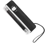 OUNONA Professional Money Detector with UV and Fluorescent LED Light Portable Cash and Document Authenticity Checker for Banks Supermarkets and Hotels Compact PP Material