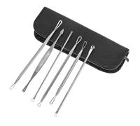 OUNONA Professional Tools Portable Needle and Tweezers for Acne Removal Reusable Wear Resistant Skin Care Kit for Home Use