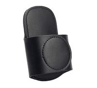 OUNONA PU Leather Stethoscope Holder Clip for Waist Belt Portable Stethoscope Protector for Doctors Nurses Paramedics Fits Pediatric and Single Head Models