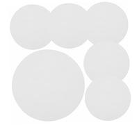 OUNONA Qualitative Filter Paper Cotton Fiber Filters Medium Speed 200pcs Lightweight round White for Laboratory and Chemistry Experiments for Soil and Cloudy Suspensions