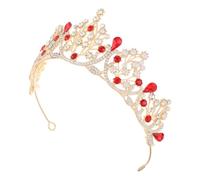 OUNONA Queen Princess Crown Rhinestone Crystal Tiara for Birthday Wedding Prom Elegant Hair Accessories for Girls Adults Special Celebrations