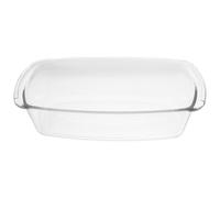 OUNONA Rectangular Glass Baking Tray 10.71 in Baking Tray for Oven Bread for and Cheesecake Even Heating Oven Dish for Sourdough Easy Clean Bakeware for Home Kitchen