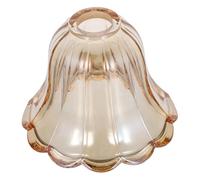 OUNONA Replacement Glass Lampshade Tulip Flower Design for E14 Bedside Lamp and Soft Light Diffusion