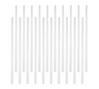 OUNONA Report Folders Sliding Bar 20Pcs White Plastic Binding Bars A4 Paper Folder for Office Document Management