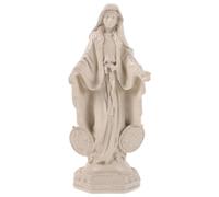 OUNONA Resin Mary Catholic Statue Blessed Mother Mary Sculpture Religious Mexican Figurine for Christmas Religious Spiritual Decors