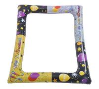 OUNONA Retirement Inflatable Photo Frame Lightweight Pvc Party Decor Easy to Use Handheld Selfie Prop for Festival Celebration and Party