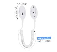 OUNONA Retractable Remote Control Tether with Adhesive Wall Mount Anti-loss Security Cable Holder No-drill Installation Compact and Versatile for Tv Dvd Game Console and Tablet Remote