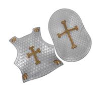 OUNONA Retro Roman Armour and Shield Armour Prop for Boys and Safe Realistic Costume Accessory for Role Play and Cosplay Interaction