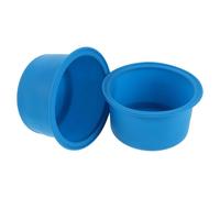 OUNONA Reusable Silicone Wax Melt Warmer Pot Liners 2pcs 4.7inch Non-stick Removable Inner Bowls for Small Wax Heater Hair Removal