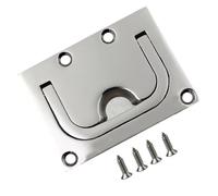 OUNONA Ring Hatch Pull Handle Flush Mount Stainless Steel Recessed Trap Door Handle for Boat Deck Floor Hatch Mirror Polished Corrosion Resistant Flush Pull Replacement Easy No-Drill