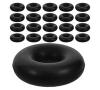 OUNONA Rubber End Gym Cable Pulley 20pcs Replacement Parts with Elasticity and Easy Installation for Exercise Equipment for Fitness Equipment Accessories, Suitable