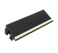 OUNONA Rubber Threshold Ramp for Indoor Use Anti-Slip Glow in the Dark Door Slope Pad Easy Installation for Robot Vacuum Cleaners Durable 25X4 Inch Mat