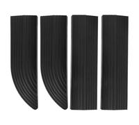 OUNONA Rubber Threshold Ramp Mat Non- Sturdy Material for Wheelchair Easy Passage on Small Threshold Steps and Robot Vacuum Cleaner for Daily Life Use in Home and Office