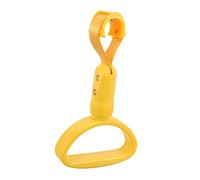 OUNONA Semicircle Handle for Bus and Subway Car Vehicle Accessory Yellow Handle Ring for Trash Can and Elderly Assistance