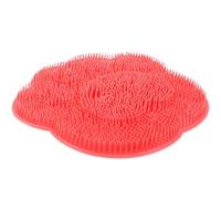 OUNONA Shower Foot Massager Silicone Back Rub Pad Suction Cup for Foot Scrubber and Skin Cleaning in Bathroom Massage Pad Tool