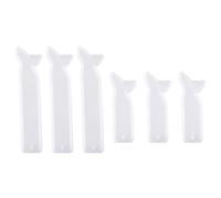 OUNONA Silicone Fish Tail Mold Classic Silicone Bookmark Mould DIY for Bookmark Making 6pcs Accurate Positioning and Integrated Molding, and DIY Crafts Resin Casting Projects