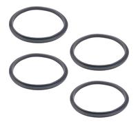 OUNONA Silicone Replacement Gaskets Black Sealing 4pcs with Good Elasticity and Easy to Install for Juicer Blender Parts Supplies for Kitchen Fruit Blender and Smoothie Maker