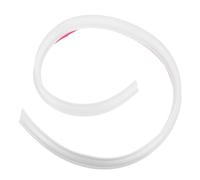 OUNONA Silicone Waterproof Shower Water Barrier Strip 1m White 30mm High Flexible Bathroom Splash Guard Wet and Dry Separation Baffle for Bathtub