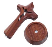OUNONA Small Wooden Cross for Tabletop Religious Crafts Rustic Standing Catholic Cross Decoration for Baptism First Communion Centerpieces Compact Prayer Ornament Gift