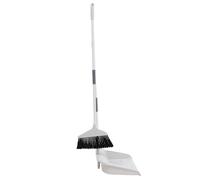 OUNONA Soft Broom Set Hair Broom and Dustpan Kit for Home Cleaning Long Handle and Dustpan Set for Cleaning