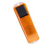 OUNONA Solar Powered Warning Light Outdoor with Flashing Safety Signal for Garden Patio Solar Caution Lamp Automatically Charges by Day and Flashes at Night for Outdoor Use
