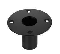 OUNONA Speaker Bracket Speaker Mount Bracket Accessory Iron Flat Bottom Base with Screw Holes at the Bottom for Speaker Accessories Stand 1 PC