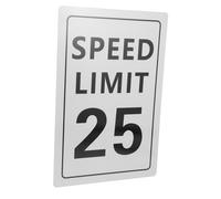 OUNONA Speed Limit Sign Mph Weather Resistant Traffic Sign High Visibility Driveway Safety Symbol Outdoor Indoor Use Easy to Install