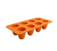 OUNONA Spooky Halloween Ghost Mold: Ice Cube and Chocolate Mold - Silicone Baking Mould 8 Cavity for Candy Muffins Pudding Soap Candle Crafts