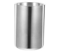 OUNONA Stainless Steel Car Ashtray Funnel Ash Bucket Portable Smoke Holder 9×7.8cm Windproof Auto Ash Container for Office and Vehicle Use