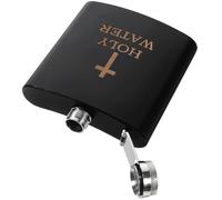 OUNONA Stainless Steel Hip Flask Portable Rust Resistant Wine Flask Sleek Minimalist Design for Travel Use Random Color