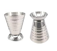 OUNONA Stainless Steel Jigger Measuring Cup 75ml Ounce Bar Tool for Cocktails Sturdy and Accurate Measurement for Home Bar 1 Piece