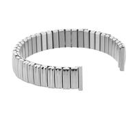 OUNONA Stainless Steel Stretch Watch Band 14mm Engineer Style for Men Women