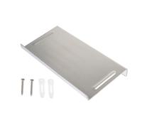 OUNONA Stainless Steel Toiletries Shelf Bathroom Storage Rack Wall-mounted Organizer for Shampoo Lotion Cosmetics Perfume Holder with Strong Load-bearing Flat Surface Design