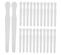 OUNONA Stainless Steel Tongue Depressors Smooth Edges Versatile Examination Stick 20pcs Reusable Oral Care Tool 14cm Long for Kids and Adults for Home Use
