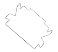 OUNONA Stainless Steel Trash Bag Holder Stand Adhesive and Bag Set for Hanging Under Sink Cupboard Door Household Waste Disposal