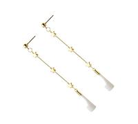 OUNONA Star Dangle Earrings for Women Long Chain Ear Jewelry Lost Earphone Holder Stylish Ear Decor Durable and Creative Accessory for Everyday Wear