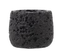 OUNONA Stone Texture Matchstick Holder Refillable Match Storage Jar for Desk and Fireplace Mantel Use