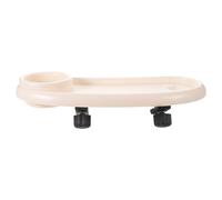 OUNONA Stroller Snack Tray with Anti-Slip Surface and Secure Mounting Rounded Edges for Safe Self-Feeding Detachable Design for Easy Cleaning Stroller Accessory for Outdoor Use