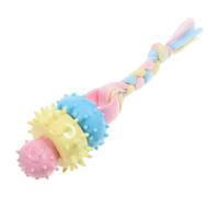 OUNONA Sturdy and Keeps Home Clean Braid-shaped Dog Chew Toy Made of Polyester Interactive Puppy Teething Toy that Diverts Attention from Biting Furniture for Puppies and Dogs